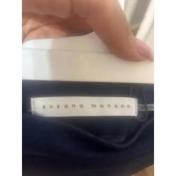 Susana Monaco Women's Navy Blue Mini Skirt XS - Picture 4 of 6